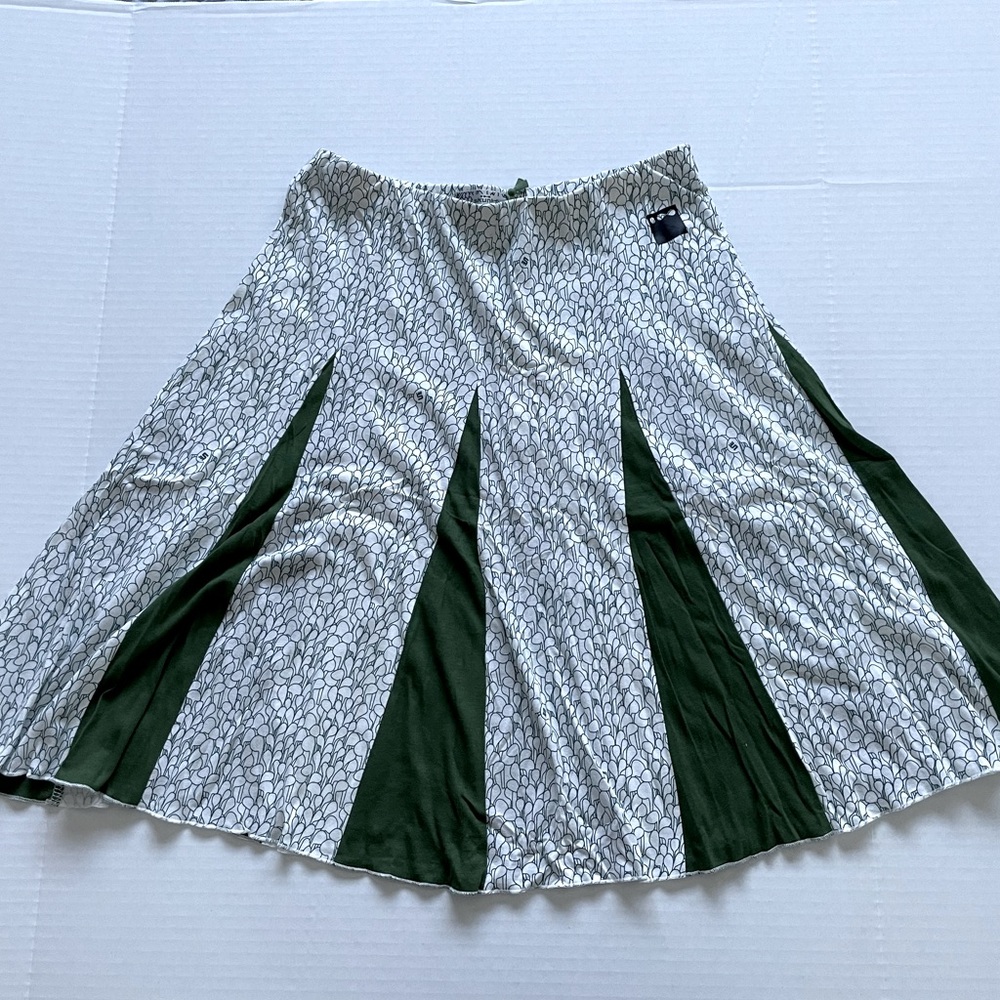 Skunkfunk Munia print jersey flare skirt